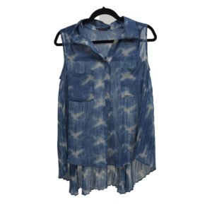 BLUSA BCBG M AZUL TEÑIDO