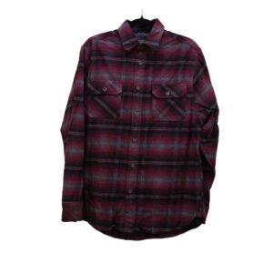 CAMISA JACHS M GUINDA CUADROS