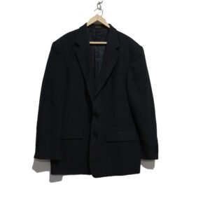 SACO OSCAR DE LA RENTA 42R GRIS CUADROS