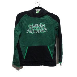 SUDADERA UNDER ARMOUR M VERDE LETRAS