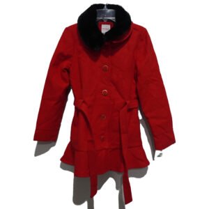 ABRIGO CAT & JACK L ROJO AFELPADO