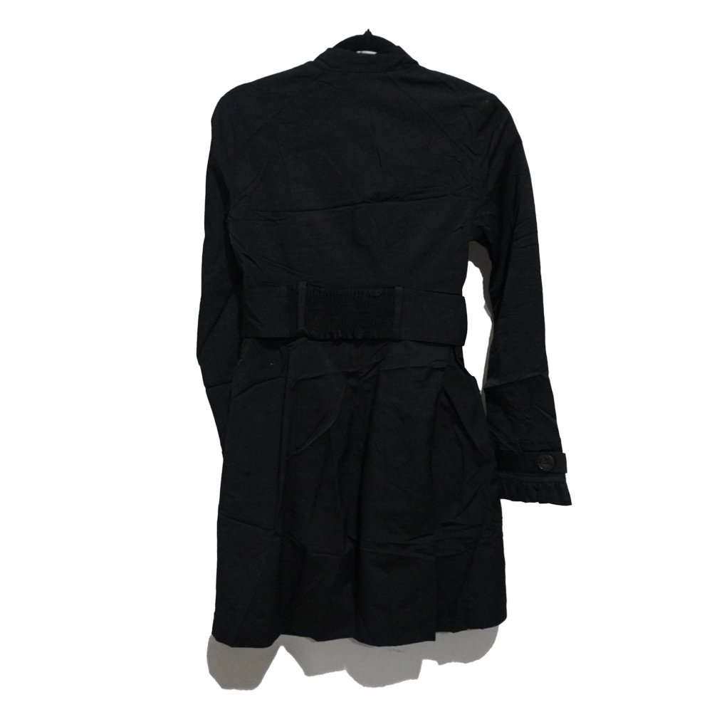 GABARDINA BLANC NOIR S NEGRO LISA - Image 2