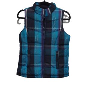CHALECO OLD NAVY XL AZUL CUADROS