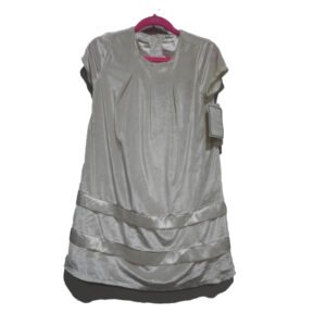 VESTIDO KOALA 5T BLANCO TERCIOPELO