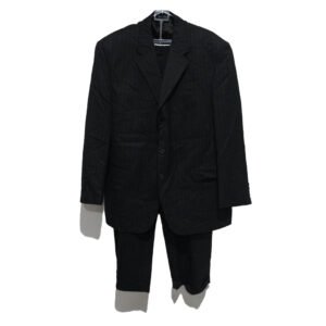 CONJUNTO 2 CHAPS 48R NEGRO RAYAS