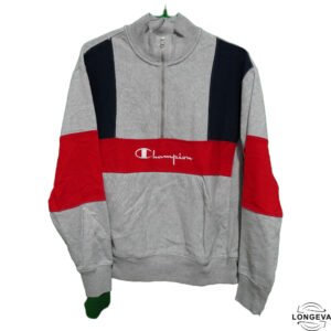 SUDADERA CHAMPION XL GRIS LISA