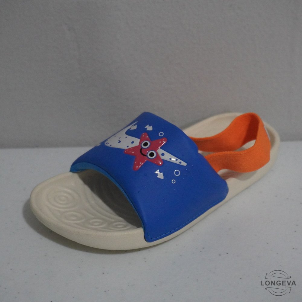 SANDALIAS NIKE 15 CM AZUL/NARANJA KAWA SLIDE - Image 2