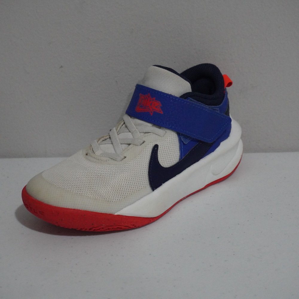 TENIS NIKE 20 CM BLANCO/AZUL TEAM HUSTLE D10 - Image 2