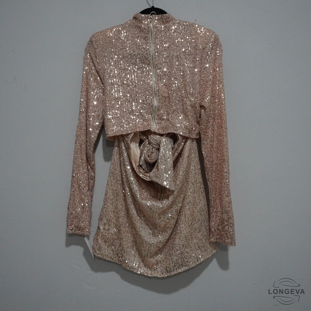 CONJUNTO 2 FASHION NOVA XL ROSA LENTEJUELAS - Image 2