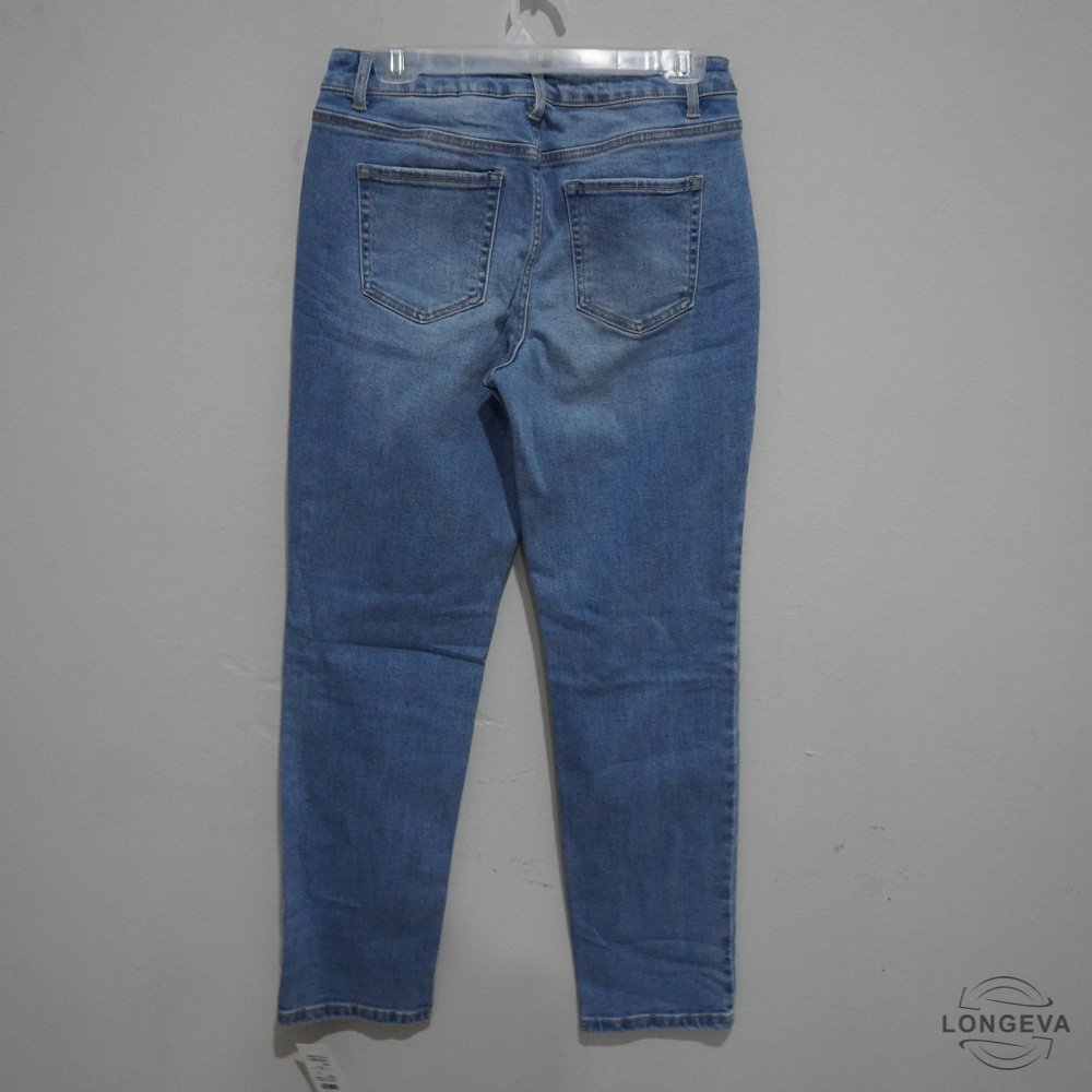 PANTALON MEZCLILLA TIME AND TRU 10 AZUL LISA - Image 2