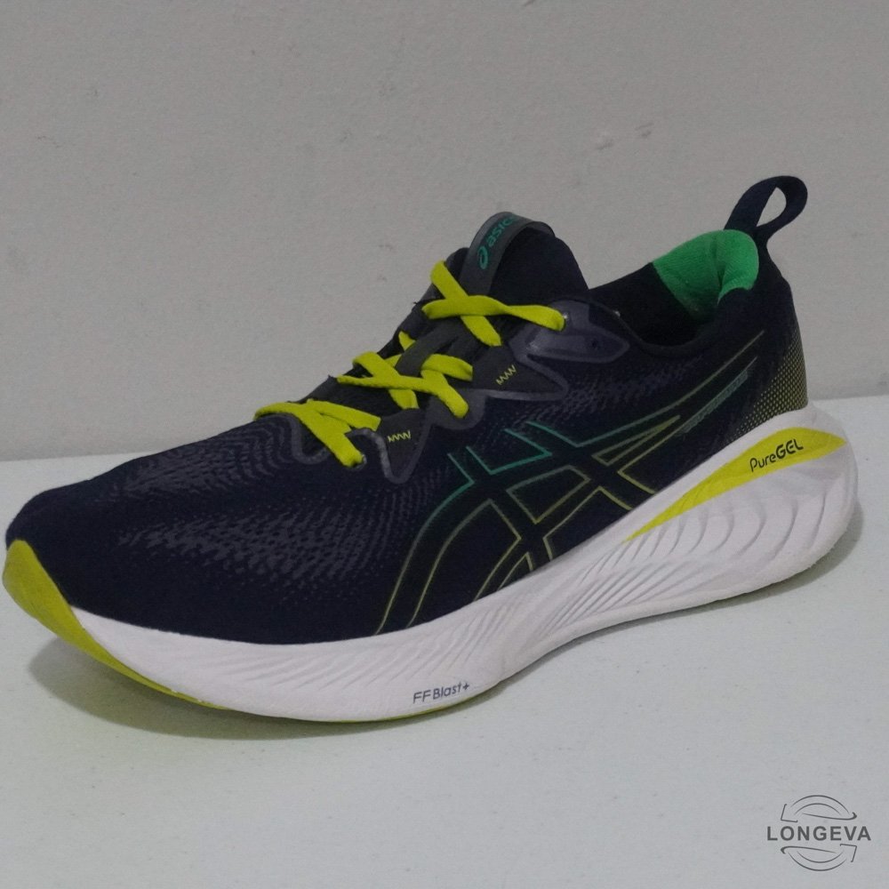 TENIS ASICS 29 CM AZUL/VERDE GEL-CUMULUS 25 - Image 2