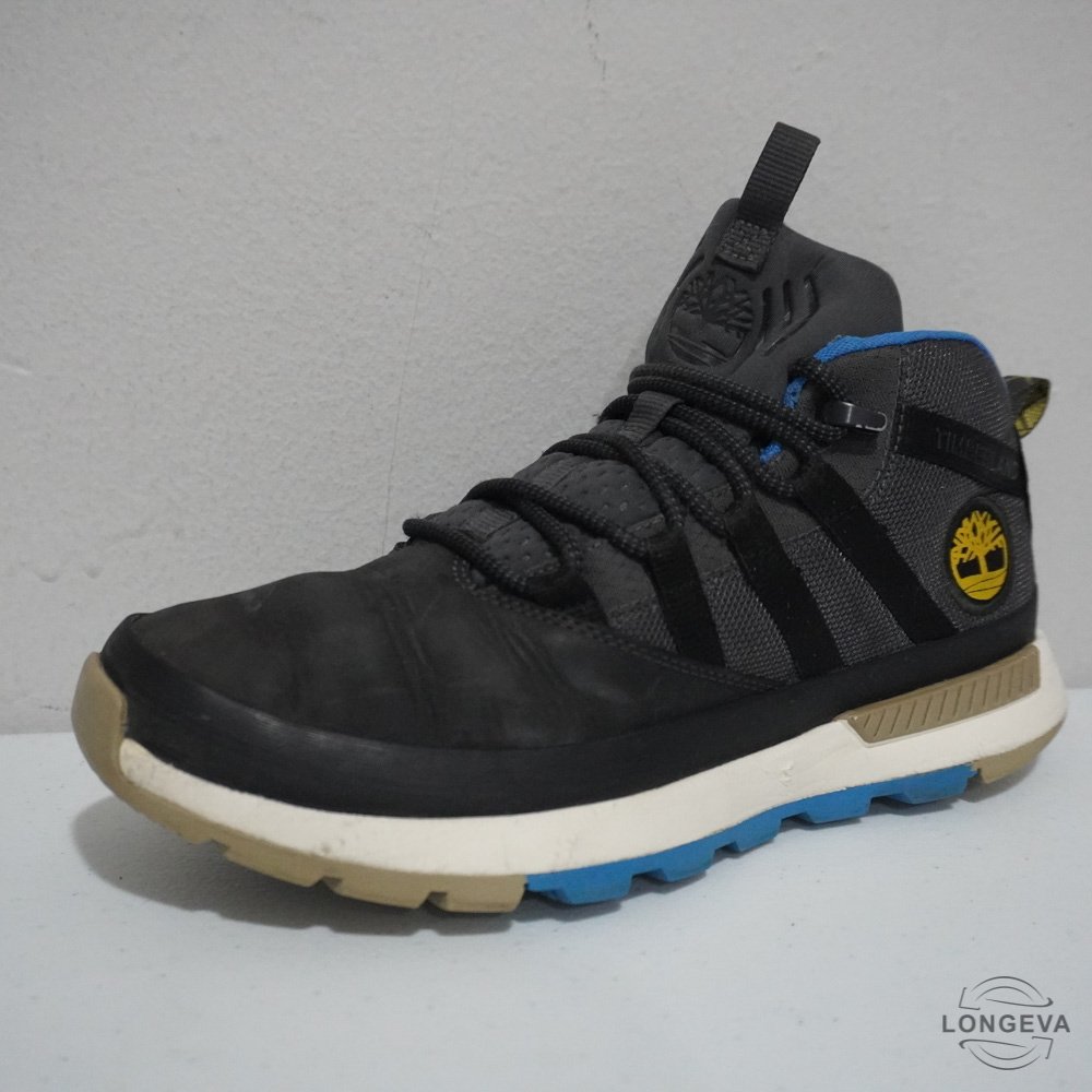 TENIS TIMBERLAND 26 CM NEGRO/AZUL EURO TREKKER HIKER - Image 2
