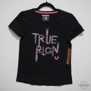 BLUSA TRUE RELIGION L NEGRO LOGO