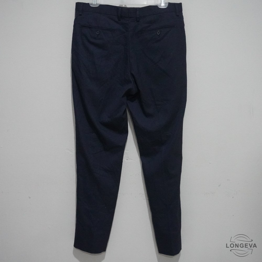 PANTALON FORMAL BANANA REPUBLIC 33X32 AZUL LISA - Image 2