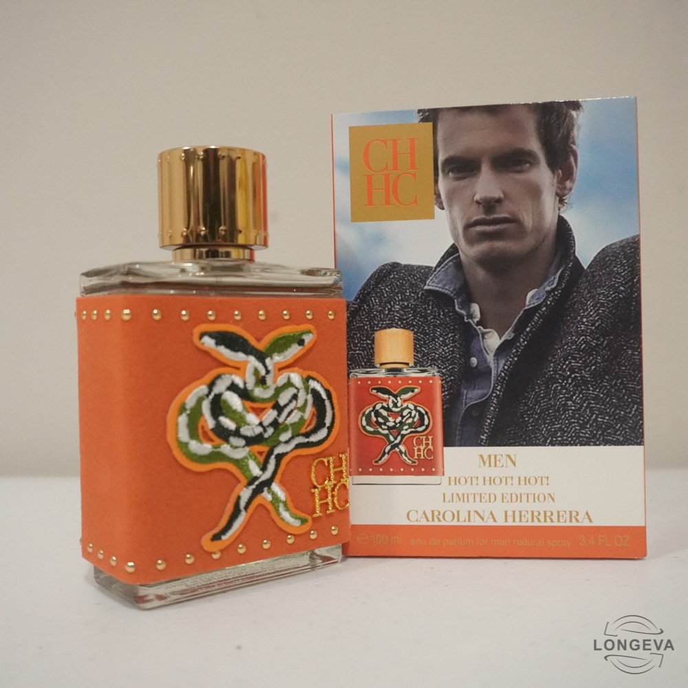 PERFUME CAROLINA HERRERA NARANJA/PLATEADO HOT - Image 2