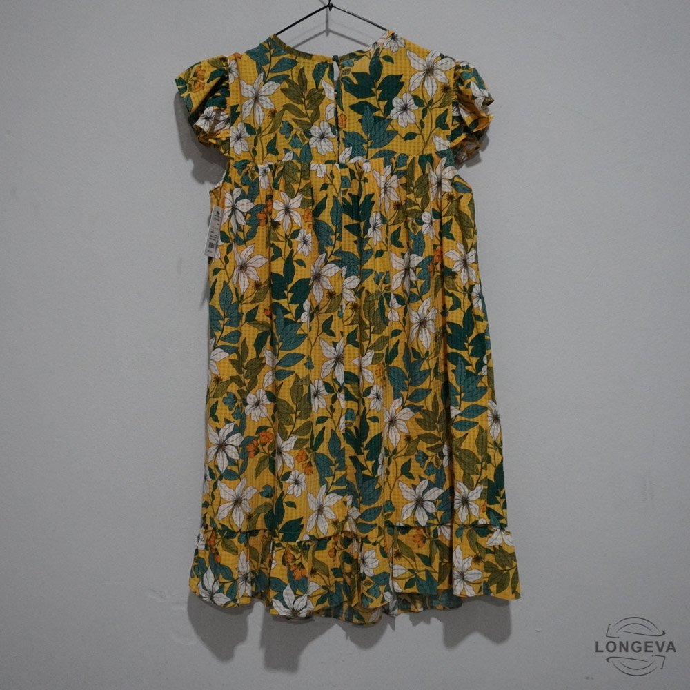 VESTIDO WHO WHAT WEAR S AMARILLO FLORES - Image 2