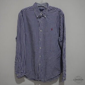 CAMISA POLO RALPH LAUREN L AZUL CUADROS