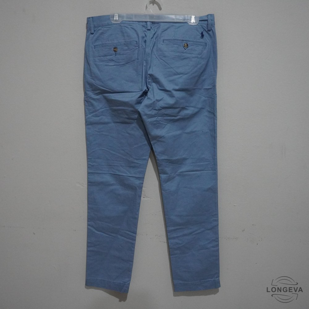 PANTALON CASUAL POLO RALPH LAUREN 34X32 AZUL LISA - Image 2