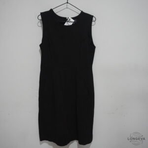 VESTIDO LANDS END 10 NEGRO LISA