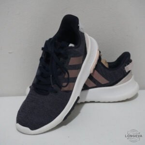 TENIS ADIDAS 19.5 CM GRIS/ROSA QT RACER 2.0