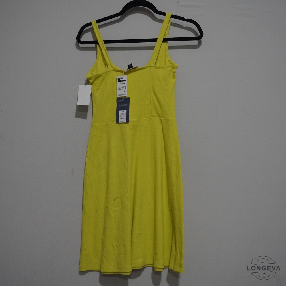 VESTIDO UNIVERSAL THREAD XS AMARILLO LISA - Image 2