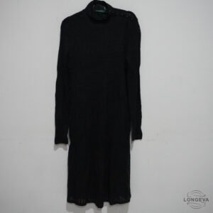 VESTIDO POLO RALPH LAUREN XL NEGRO ENCAJE