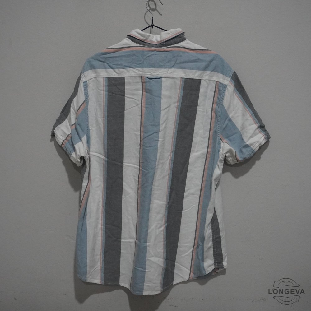 CAMISA DENIM & FLOWER XL BLANCO RAYAS - Image 2