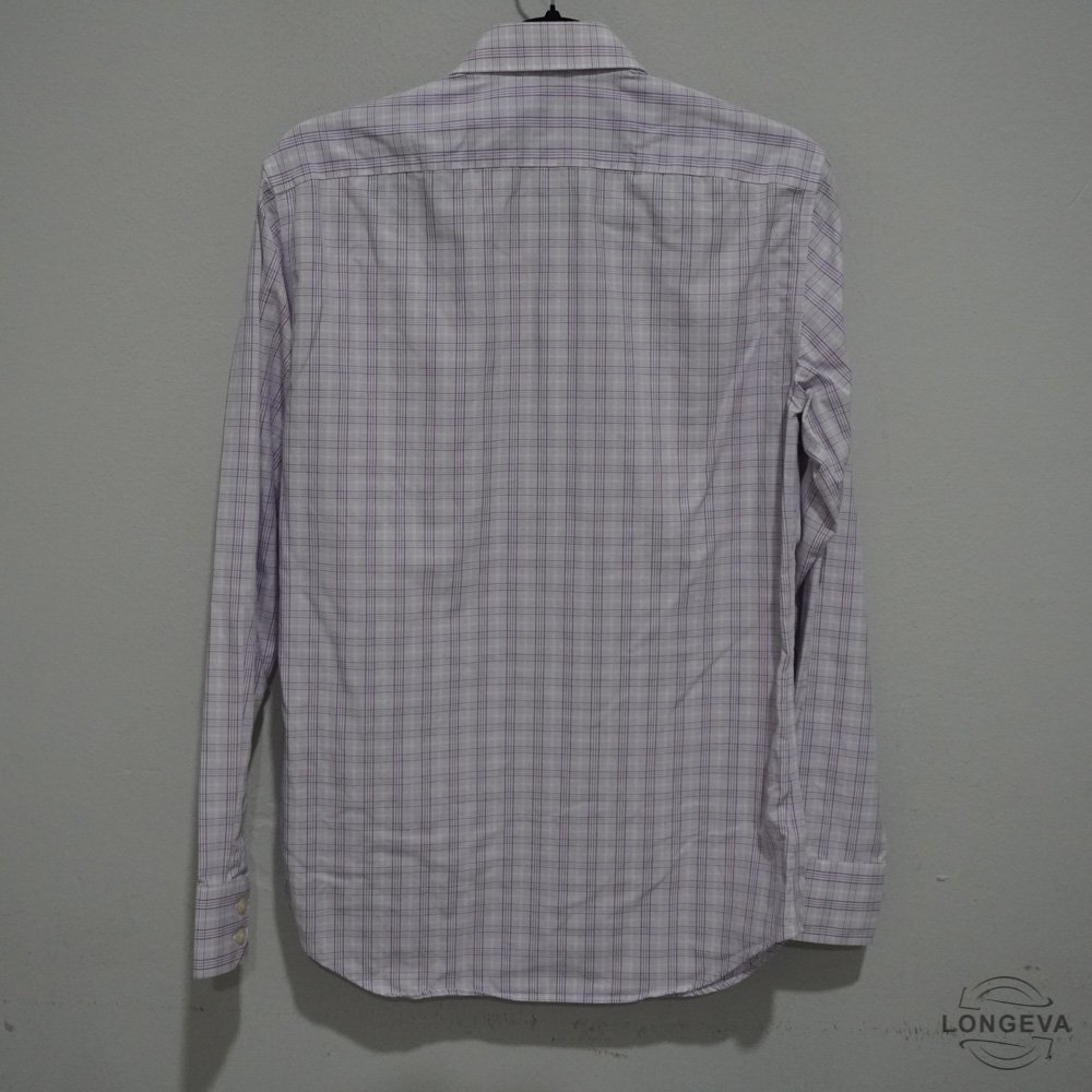 CAMISA BANANA REPUBLIC XS MORADO CUADROS - Image 2