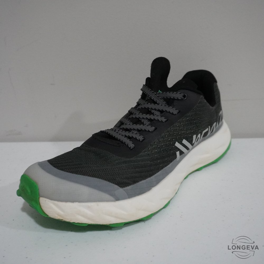 TENIS RIOS RUNNING 26 CM NEGRO/VERDE KJERAG - Image 2