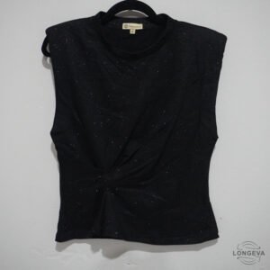 BLUSA DEMOCRACY S NEGRO BRILLOS