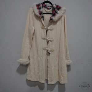 ABRIGO GENERIC 2XL BEIGE AFELPADO