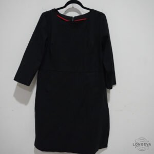 VESTIDO SPANX XL NEGRO LISA