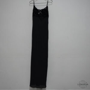 VESTIDO ZUM ZUM 11-12 NEGRO LISA