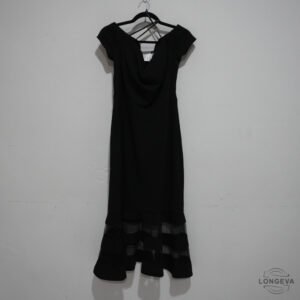 VESTIDO REBECCA B 14 NEGRO LISA