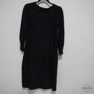VESTIDO TALBOTS S NEGRO LISA