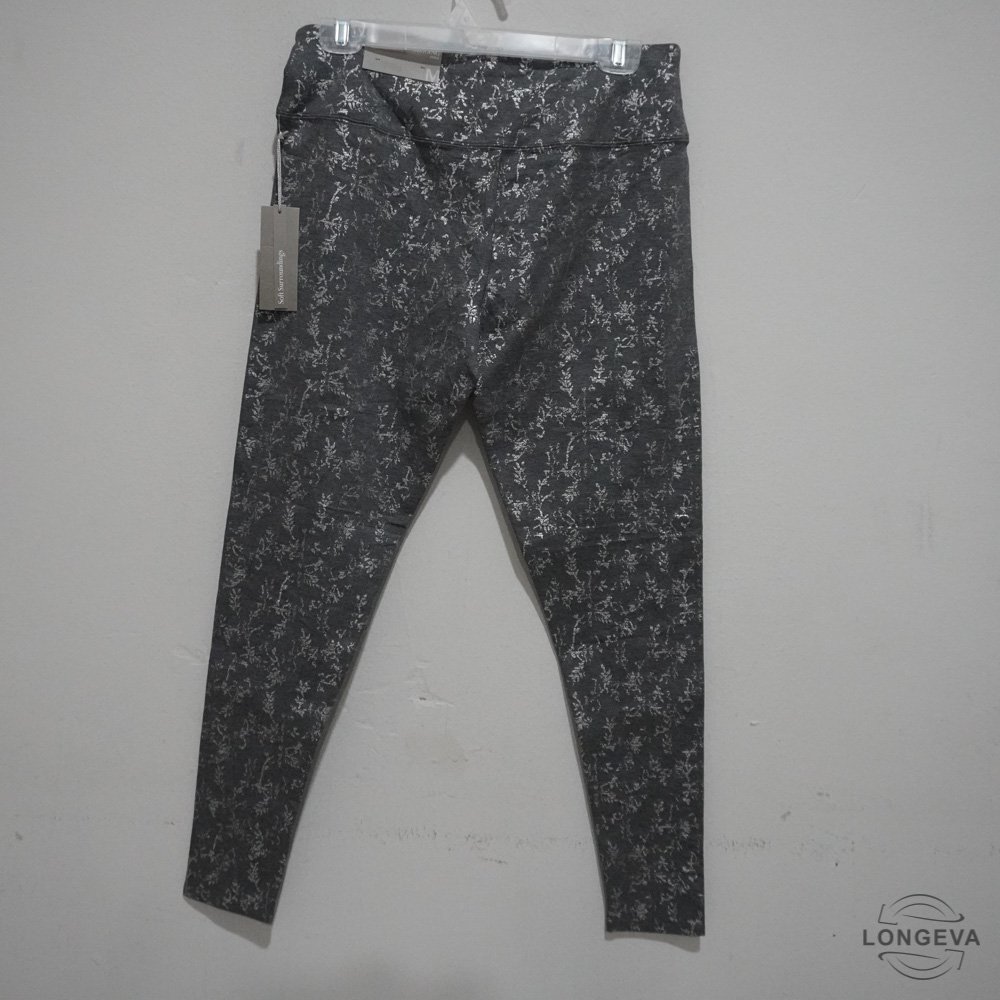 PANTALON CASUAL SOFT SURROUNDINGS M GRIS MONOGRAMA - Image 2