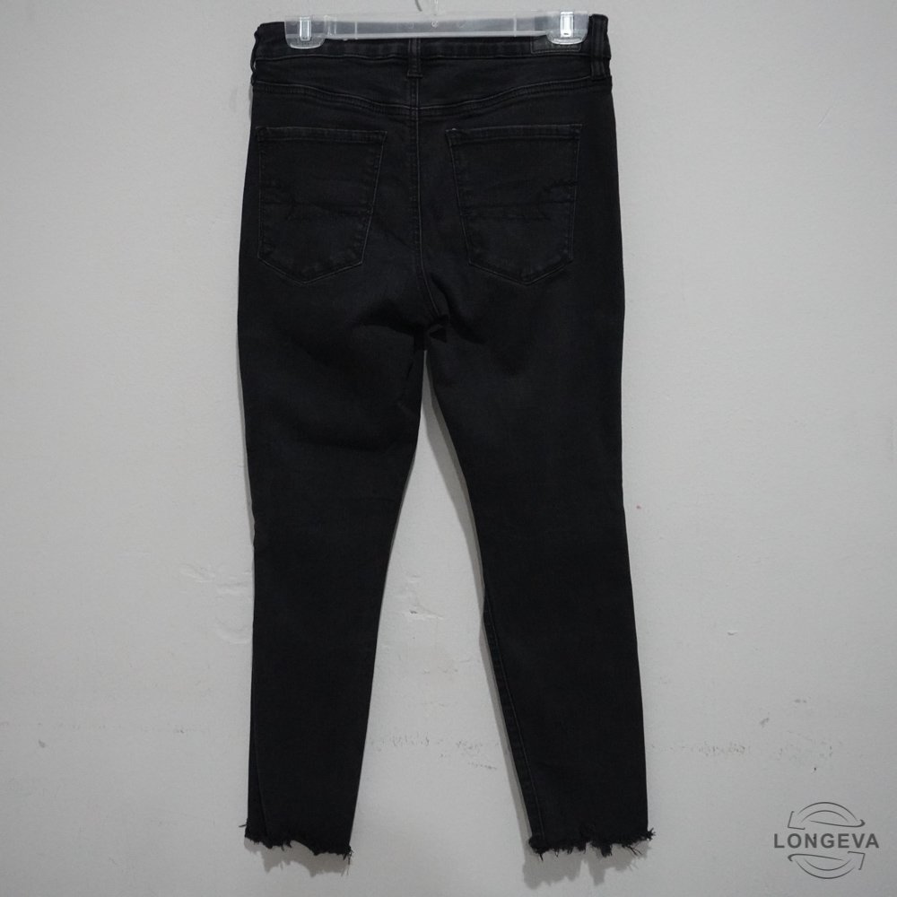 PANTALON MEZCLILLA AMERICAN EAGLE 8 NEGRO LISA - Image 2