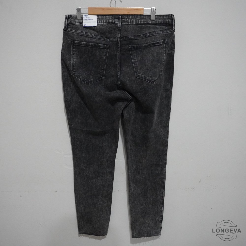 PANTALON MEZCLILLA OLD NAVY 14 GRIS LISA - Image 2