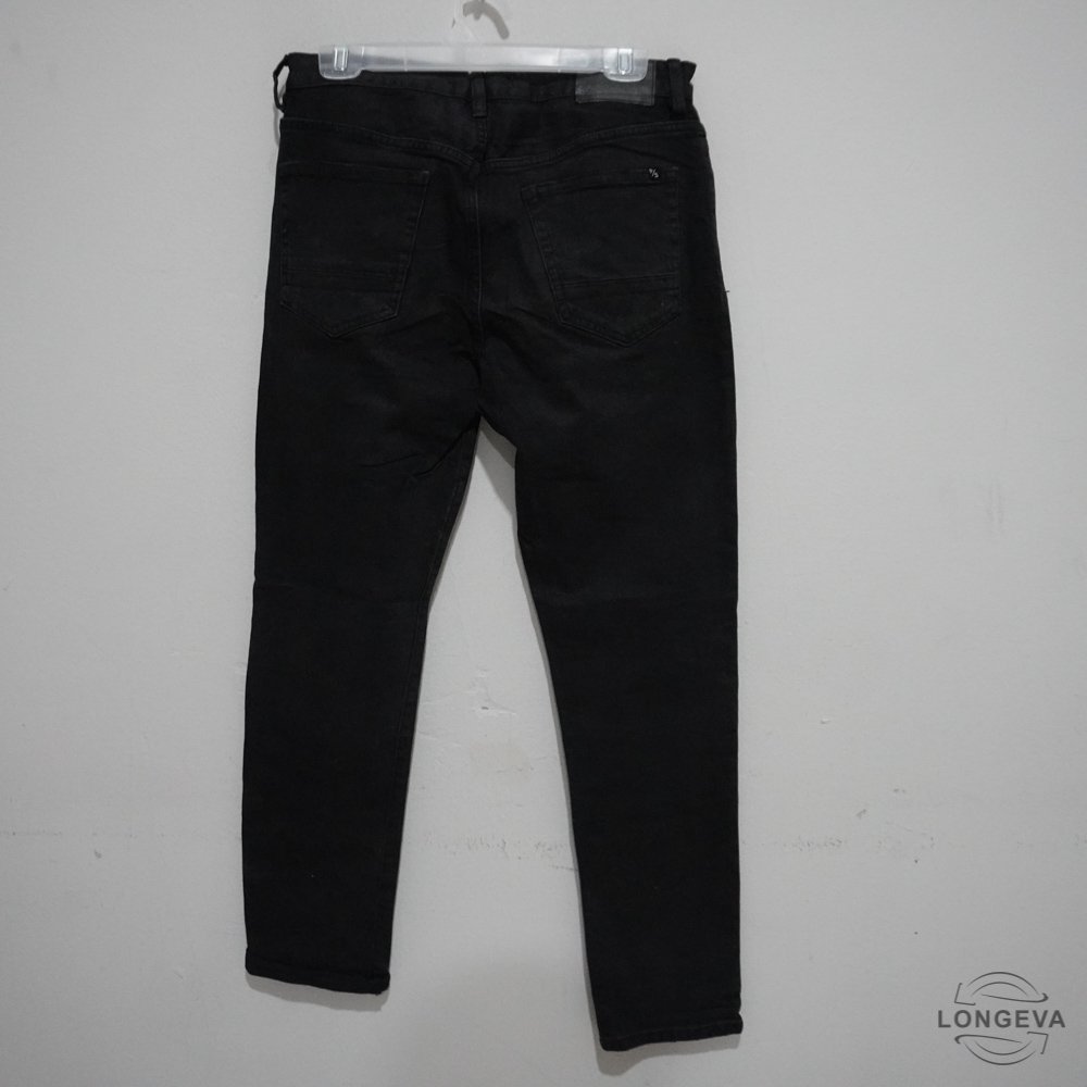 PANTALON MEZCLILLA PACSUN 29X30 NEGRO LISA - Image 2