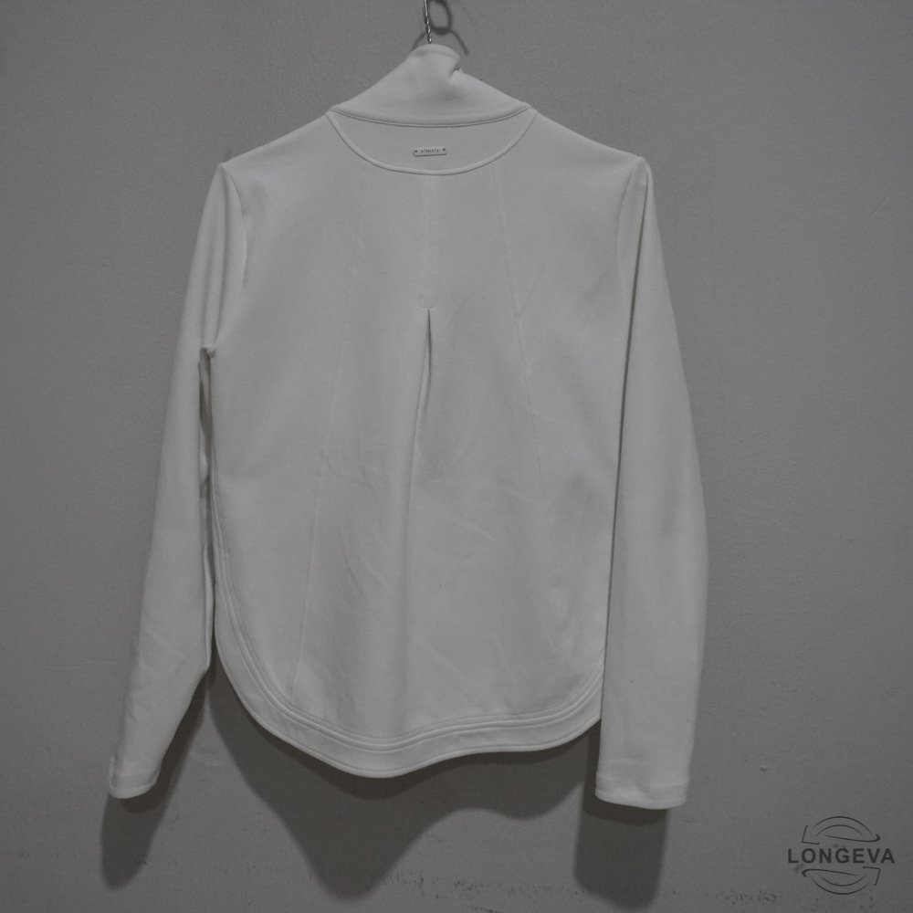 SUDADERA ATHLETA XS BLANCO LISA - Image 2