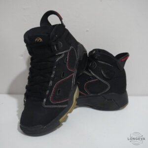 TENIS JORDAN 23 CM NEGRO/ROJO 6 RETRO