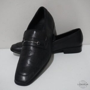 ZAPATOS PERRY ELLIS 29.5 CM NEGRO LISA