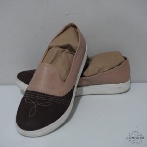 ZAPATOS ANDRADE 25.5 CM CAFÉ/BEIGE MONOGRAMA