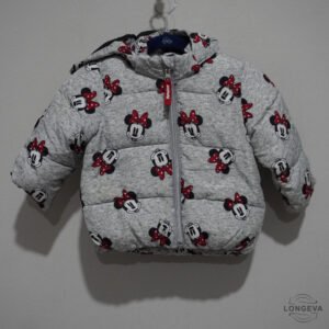 CHAMARRA H&M 6-9M GRIS MINNIE MOUSE