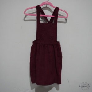 VESTIDO WONDER NATION 5T GUINDA PANA