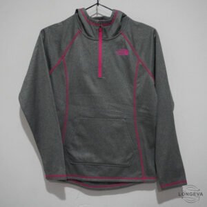 SUDADERA THE NORTH FACE M GRIS LISA