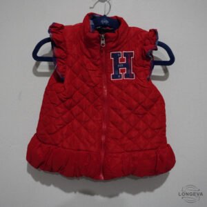 CHALECO TOMMY HILFIGER 24M ROJO LOGO