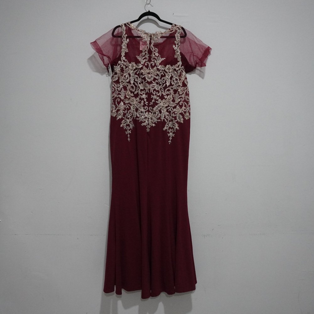 VESTIDO FLE STK FASHION 3XL ROJO BRILLOS - Image 2