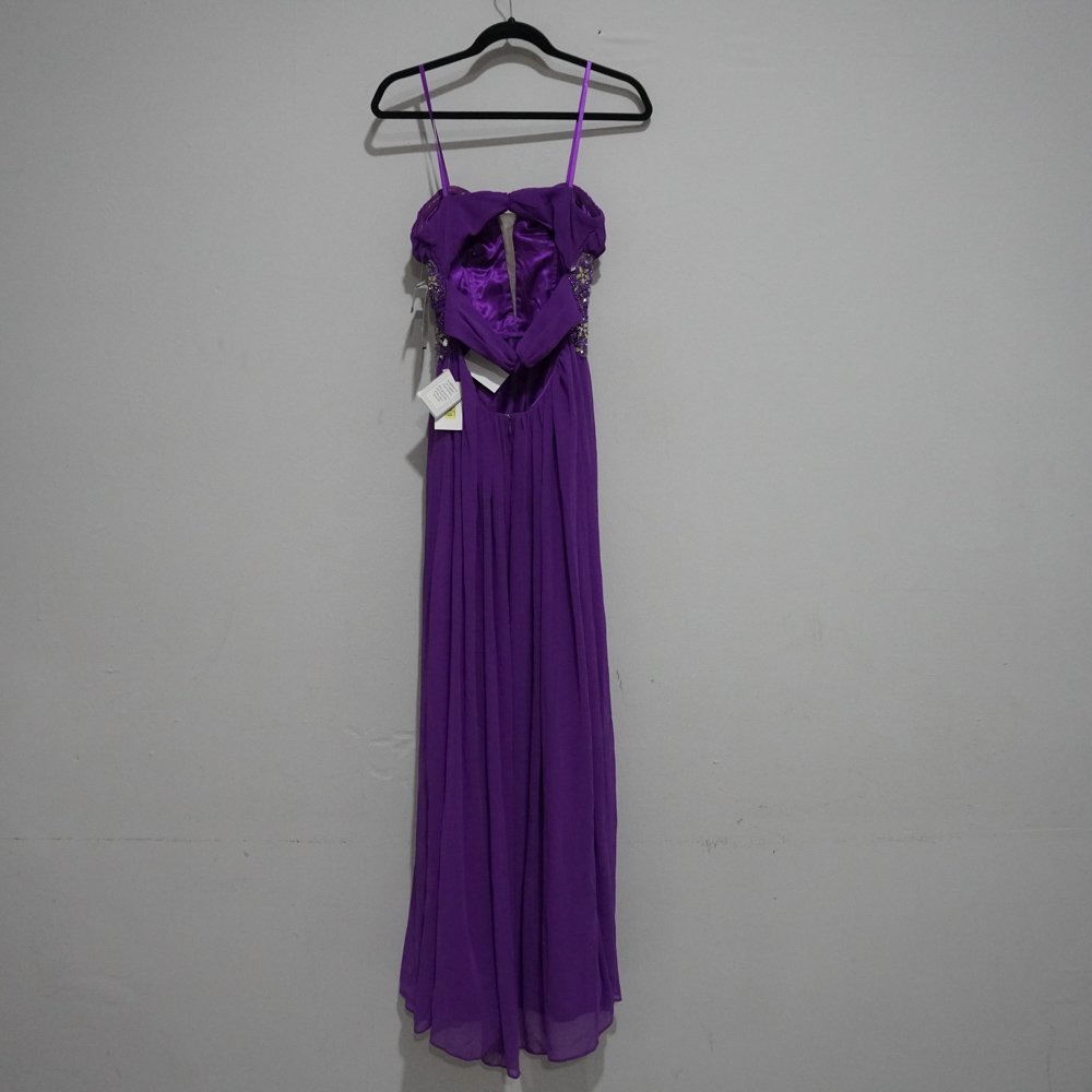 VESTIDO BEE DARLIN 7 MORADO BRILLOS - Image 2