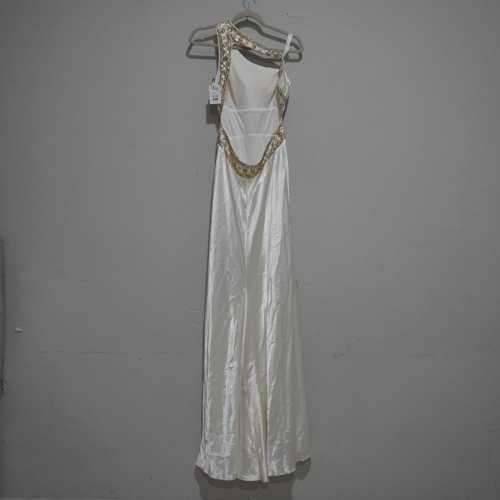 VESTIDO BETSY ADAM 10 BLANCO LENTEJUELAS - Image 2